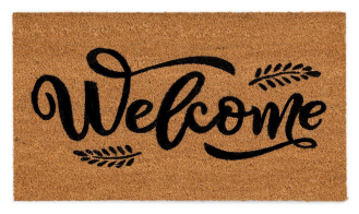 HOME USE πατάκι εισόδου HUH-0204 αντιολισθητικό 60x40cm 8mm πάχος καφέ