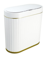 HOME USE κάδος απορριμμάτων HUH-0227 με φωτοκύτταρο 9lt λευκός