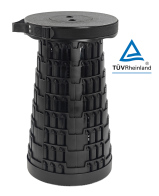 HOME USE πτυσσόμενο καρεκλάκι HUH-0230 αντοχή έως 250kg 25.5x45cm μαύρο