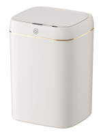 HOME USE κάδος απορριμμάτων HUH-0251 με φωτοκύτταρο 9lt λευκός