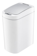 HOME USE κάδος απορριμμάτων HUH-0255 με φωτοκύτταρο 7lt λευκός