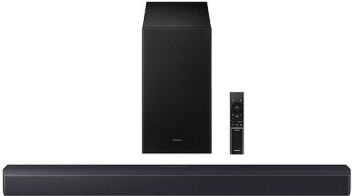 Samsung HW-B450F Soundbar 2.1 Bluetooth και HDMI με Ασύρματο Subwoofer και Τηλεχειριστήριο Μαύρο