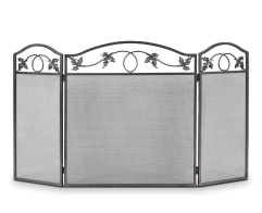 Costway Πτυσσόμενο Προστατευτικό Τζακιού με 3 Πάνελ για Μωρά & Κατοικίδια HW54042