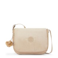 Kipling Τσαντάκι ώμου Earthbeat M Sparkled Beige