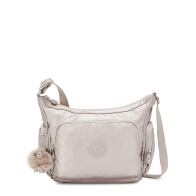 Kipling Τσάντα ώμου 22x31x14.5cm σειρά Gabb S Metallic Glow