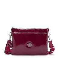 Kipling Τσαντάκι ώμου Riri L High Gloss Wine
