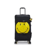 Kipling Smiley Βαλίτσα Μεσαία 66cm Spontaneous M Yellow Fun Black