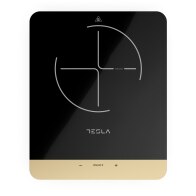 Tesla Επιτραπέζια Εστία Επαγωγική Μονή Μαύρη