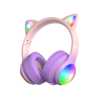 Kiddoboo Delulu Bluetooth Headphones DiscoBeats Pink