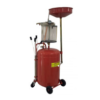 Kraft&Dele Τροχήλατος Αναρροφητήρας - Συλλέκτης Λαδιού με Αέρα 80 Lt Kraft&Dele KD-10520