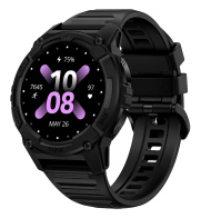 KOSPET smartwatch TANK S2 heart rate 1.32" AMOLED GPS 5 ATM & IP69K μαύρο