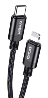 KAKUSIGA καλώδιο Lightning σε USB-C KSC-970 27W 480Mbps 1m μαύρο
