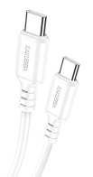 KAKUSIGA καλώδιο USB-C σε USB-C KSC-982 60W 480Mbps 1m λευκό