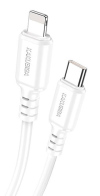KAKUSIGA καλώδιο Lightning σε USB-C KSC-982 20W 480Mbps 1m λευκό