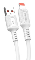KAKUSIGA καλώδιο Lightning σε USB KSC-984 σιλικόνης 3Α 480Mbps 1m λευκό