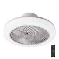 Gruppe Ανεμιστήρας Οροφής με Φως & Τηλεχειριστήριο DC Motor LDGD046 Λευκός