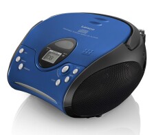 Lenco SCD-24 BLUE BLACK Φορητό ράδιo/CD