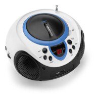 LENCO BOOMBOX  SCD-37 BLUE WHITE