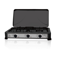 Lexical Gas Stove 3 Burners Black LGS-2813-2