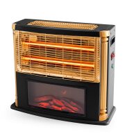 Lexical LQH-8006-2 Θερμάστρα Ηλεκτρική Χαλαζία με Eφέ Φλόγας