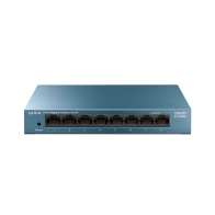 TP-Link Switch με 8 Θύρες Gigabit (1Gbps) Ethernet Unmanaged v4  L2 LS108G