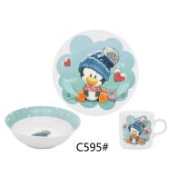 ORIANA FERELLI ΣΕΤ 3 ΤΕΜΑΧΙΑ ΠΑΙΔΙΚΟΥ ΠΡΩΙΝΟΥ PENGUIN C-595