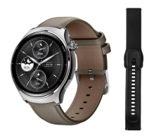 Mibro Watch Lite3 Pro Smartwatch Αδιάβροχο με Παλμογράφο Khaki Gray Silver