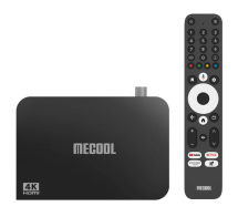 MECOOL TV Box KT2 με ψηφιακό δέκτη DVB-T2 4K 2/32GB WiFi Google/Netflix πιστοποίηση Android 11