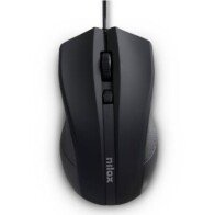Nilox MOUSB1002 USB Optical Mouse 1600 DPI 3 buttons, Black