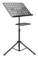 BRATECK αναλόγιο μουσικής MSS01-8 75~150cm ύψος με ράφι μαύρο