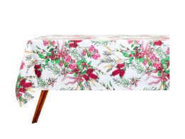 Maxwell & Williams Τραπεζομάντηλο 270x150cm Βαμβακερό Παραλληλόγραμμο Κόκκινο/Λευκό Festive Flora
