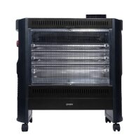 Gruppe Θερμάστρα Χαλαζία με αερόθερμο Μαύρη ΝGF24ΒFΗ