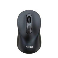 Nilox NXMDW101 Dual (Wireless and Bluetooth) Rechargable Mouse 1600 DPI, Black