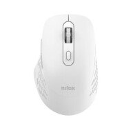 Nilox NXMODWI02 Dual (Wireless and Bluetooth) Mouse 1600 DPI, 6 Buttons, Silent, White