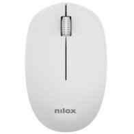 Nilox NXMOWI4013  Optical Wireless Mouse 1000 DPI, 3 Buttons, White