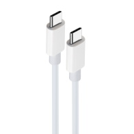 Maxlife USB 2.0 Cable USB-C male - USB-C male 100W Λευκό 2m
