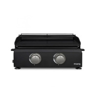 H.Koenig Ψησταριά Αερίου με 2 Καυστήρες Σχήματος U PLX1022 Μαύρη