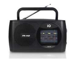 IQ PR-142 Φορητό Ραδιόφωνο Ρεύματος FM/AM Μαύρο