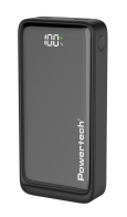 Powertech PT-1327 Power Bank με Οθόνη 20000mAh 22.5W Μαύρο
