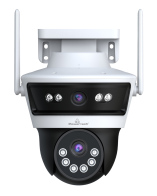 POWERTECH smart κάμερα PT-1340 3MP dual lens WiFi PTZ SD IP65