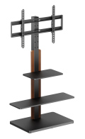 POWERTECH βάση τηλεόρασης δαπέδου PT-1422 32-75" έως 40kg με ράφια