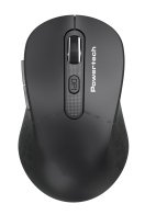 POWERTECH ασύρματο ποντίκι PT-1466 USB δέκτης έως 1600DPI μαύρο