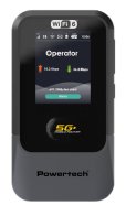 POWERTECH 5G mobile router PT-1512 WiFi 6 AX900 dual band 4000mAh