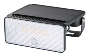 POWERTECH LED ηλιακό φωτιστικό PT-1517 με αισθητήρα κίνησης 8W 1800mAh μαύρο