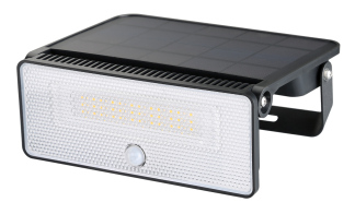 POWERTECH LED ηλιακό φωτιστικό PT-1518 με αισθητήρα κίνησης 12W 3600mAh μαύρο