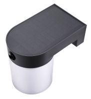 POWERTECH LED ηλιακό φωτιστικό PT-1520 με αισθητήρα κίνησης 4W 2000mAh μαύρο