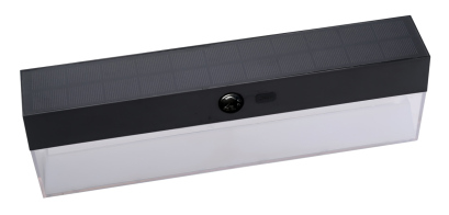 POWERTECH LED ηλιακό φωτιστικό PT-1521 με αισθητήρα κίνησης 4W 2000mAh μαύρο