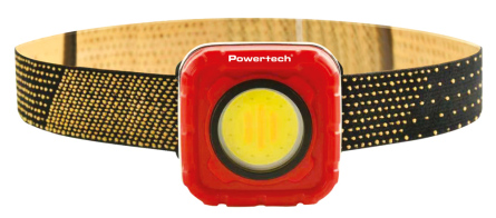 POWERTECH LED φακός κεφαλής PT-1548 4 σε 1 επαναφορτιζόμενος 950lm IP64 κόκκινος