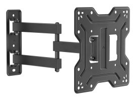 POWERTECH επιτοίχια βάση τηλεόρασης PT-1556 23-43" έως 30kg full motion