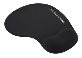 POWERTECH mouse pad PT-1611 με στήριγμα καρπού 23x19x1.8cm μαύρο